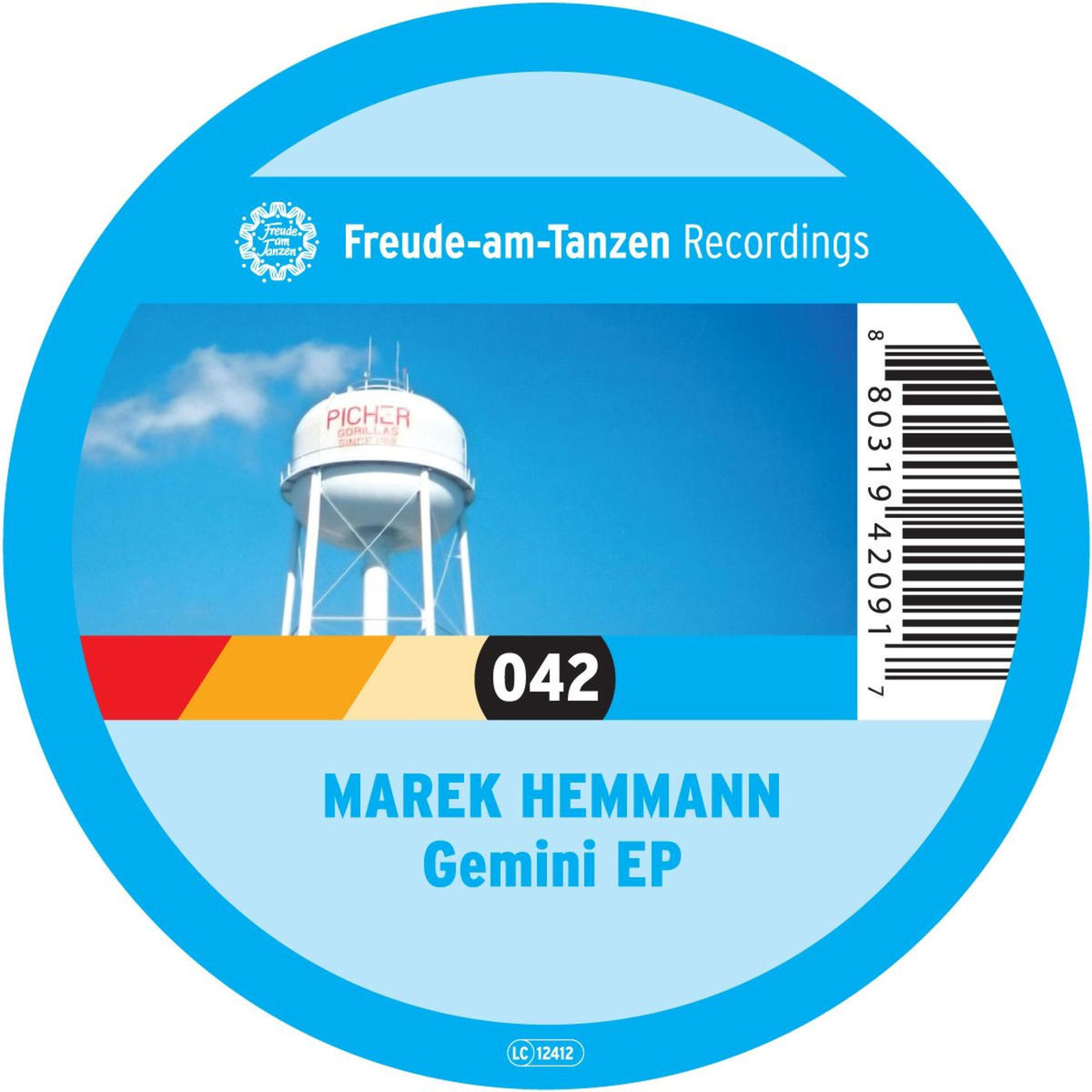 Marek Hemmann – Gemini EP vinyl cover