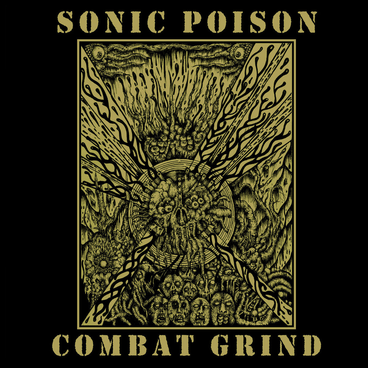 Sonic Poison – Combat Grind vinyl cover