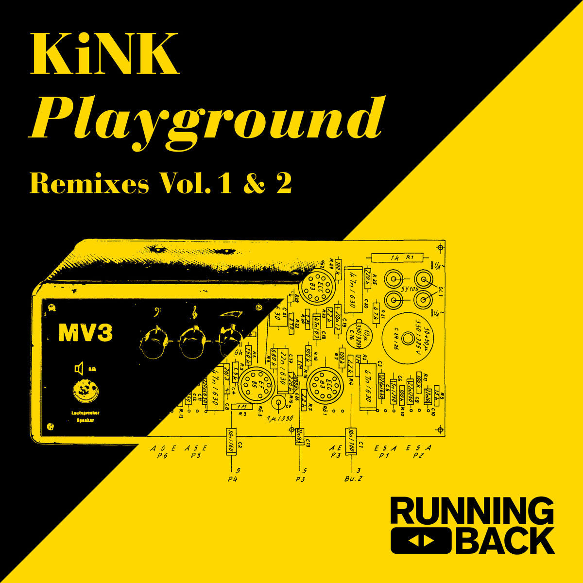 KINK – Playground Remixes Vol. 1 vinyl record cover