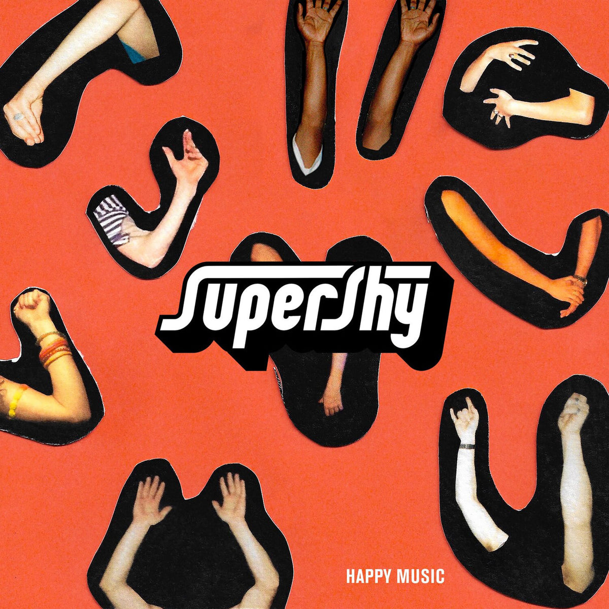 Supershy – Happy Music vinyl record cover