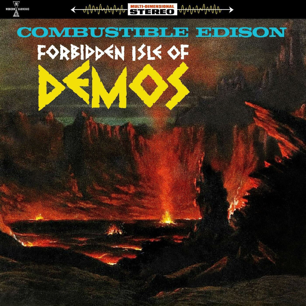 Combustible Edison – Forbidden Isle Of Demos vinyl record cover