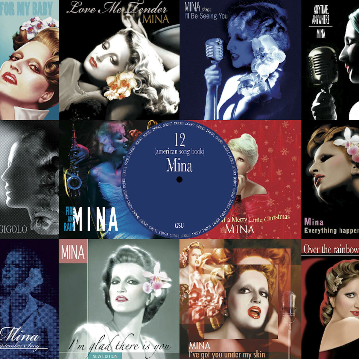 MINA – American Song Book vinyl record cover