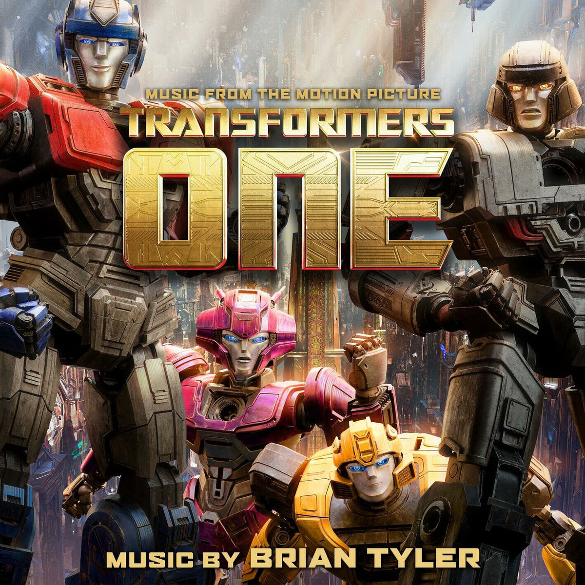 Brian Tyler – Transformers One vinyl record cover