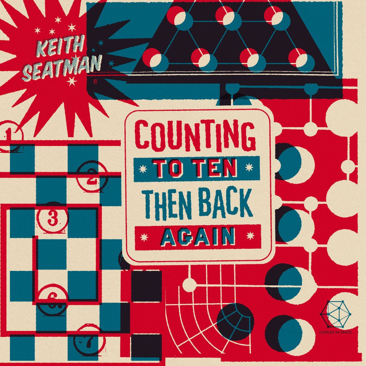 Keith Seatman – Counting to Ten Then Back Again vinyl record cover