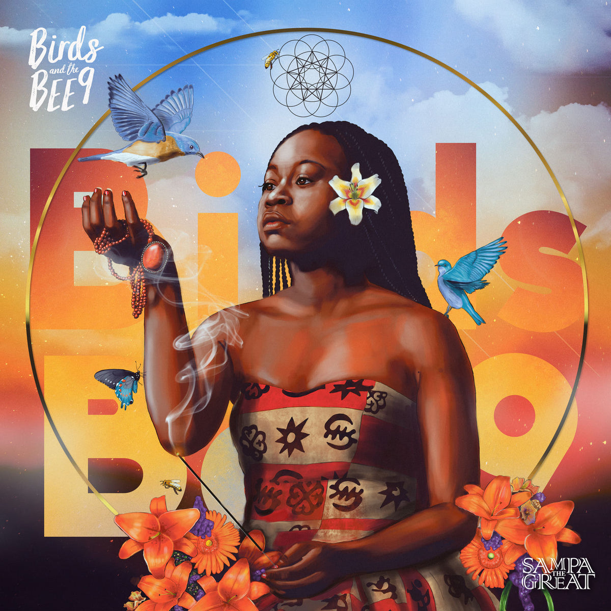 Sampa the Great – Birds and the Bee9 (RSD 2022) vinyl record cover