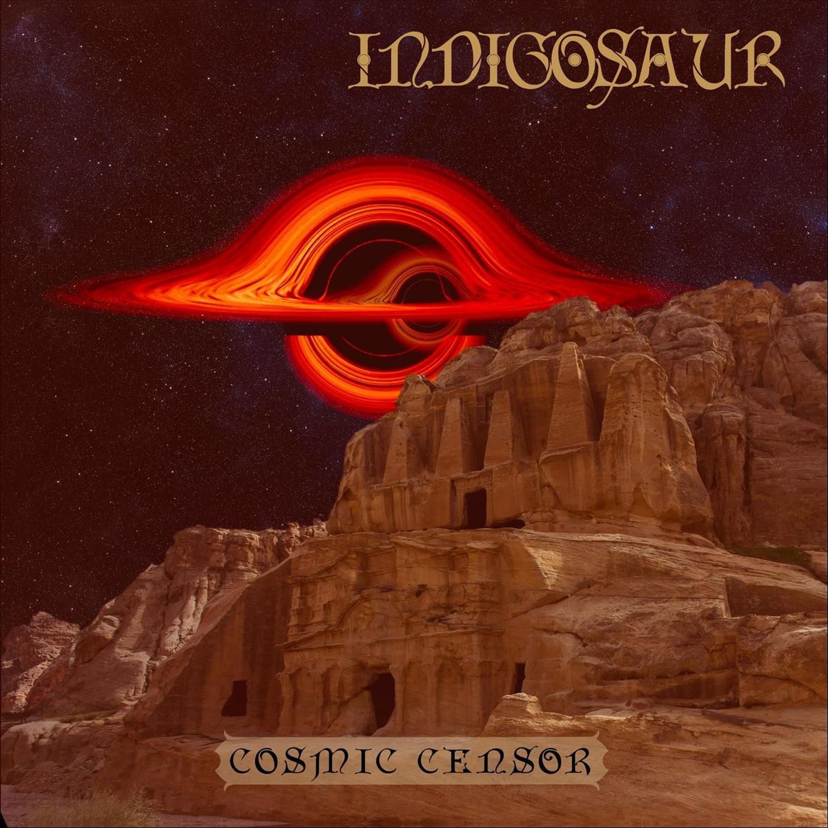 Indigosaur – Cosmic Censor vinyl record cover