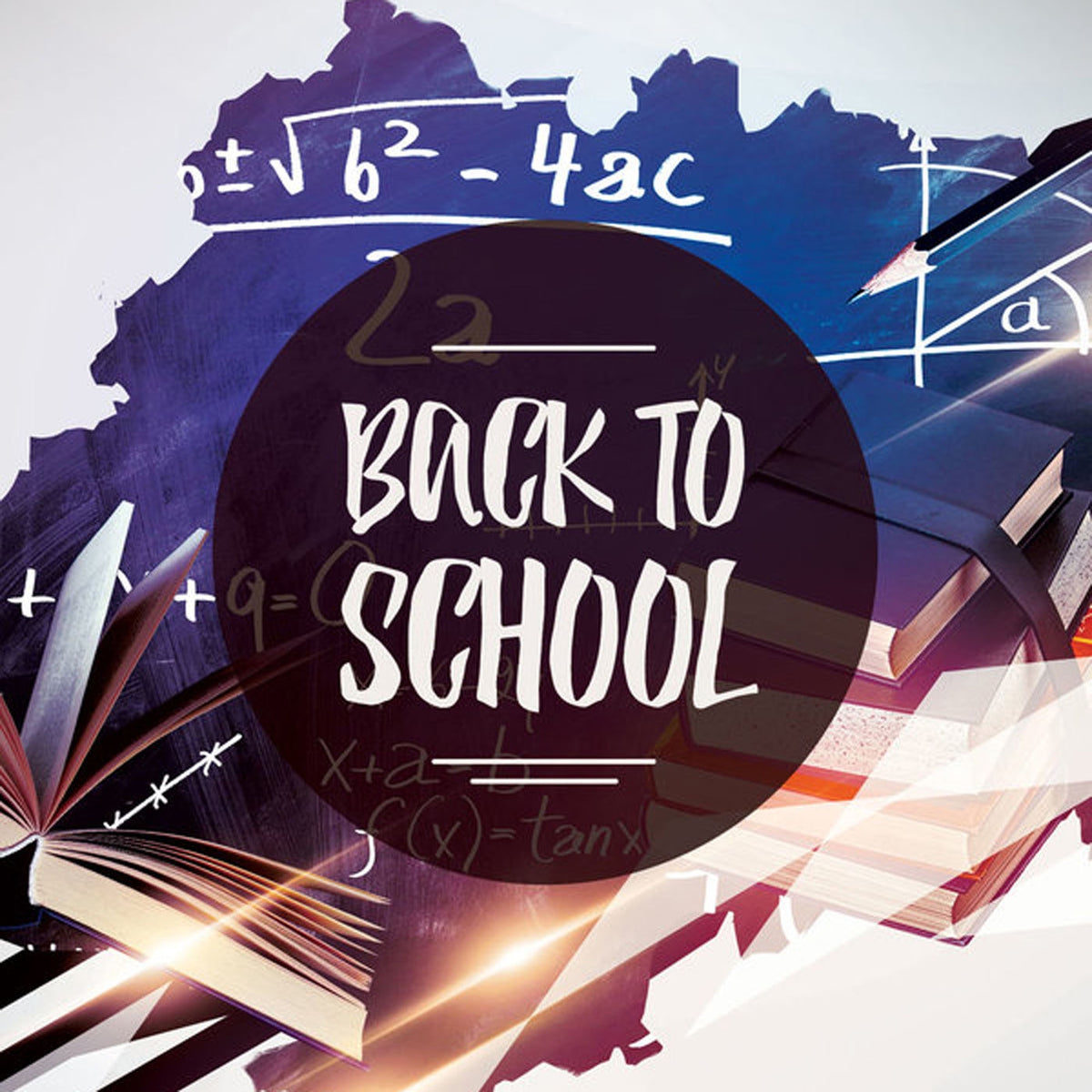 Various Artists – Back To School (Limited Edition) (Marbled White Vinyl) vinyl record cover