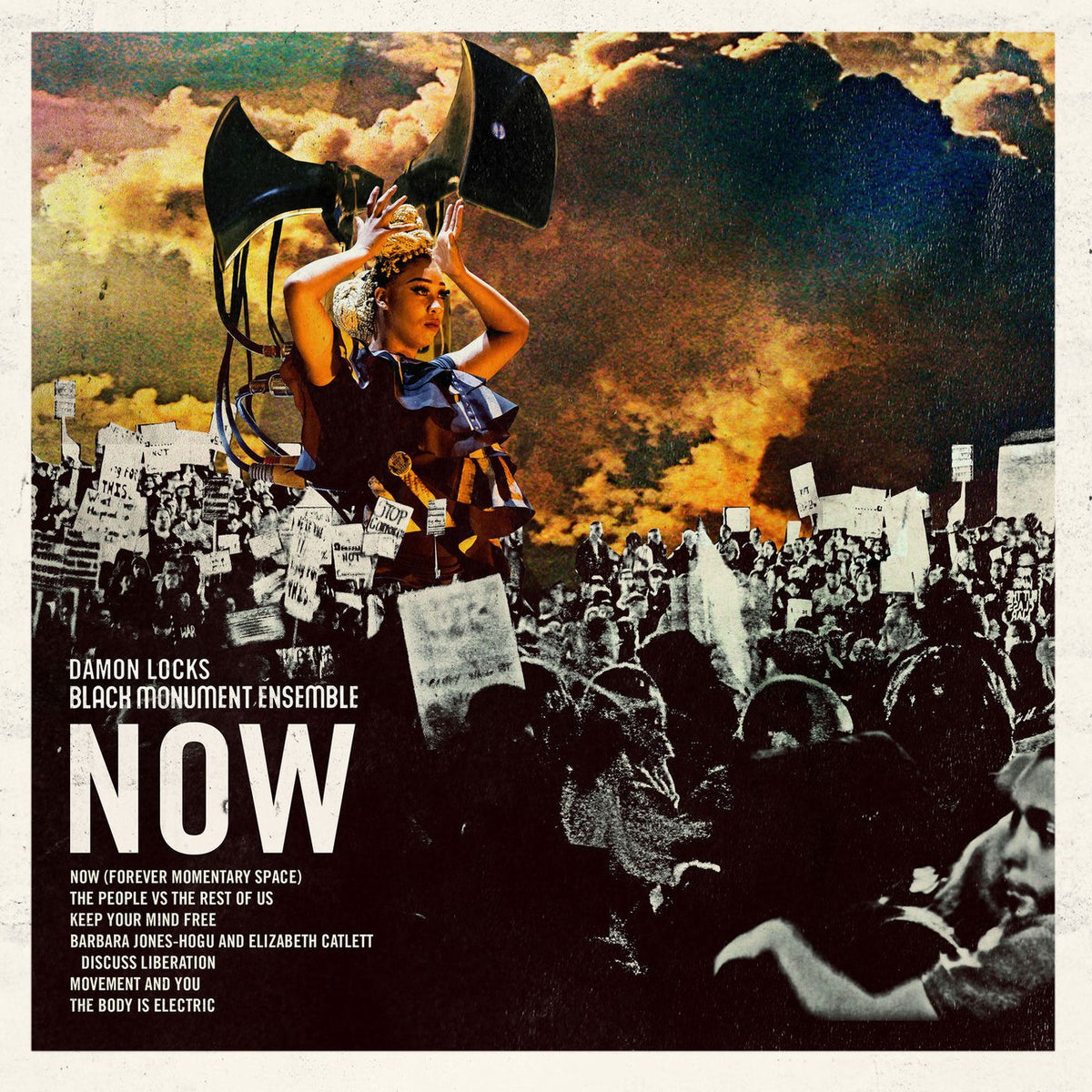 Damon Locks – NOW vinyl cover