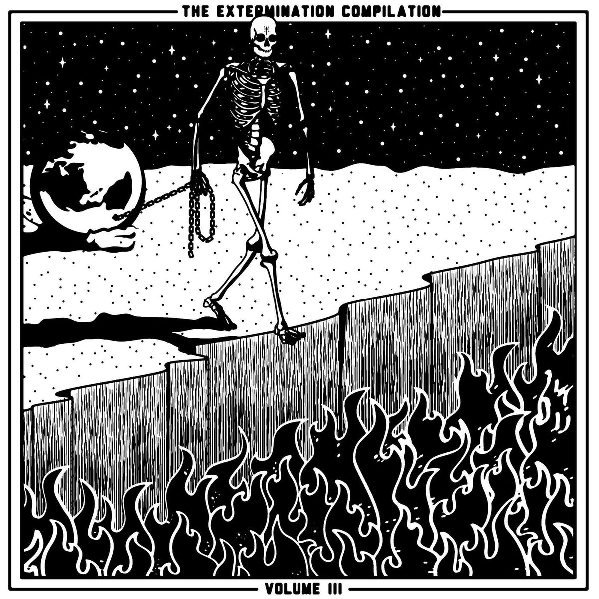 Various Artists – The Extermination Compilation vinyl record cover