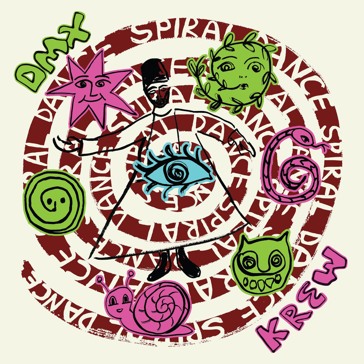 DMX Krew – Spiral Dance vinyl record cover