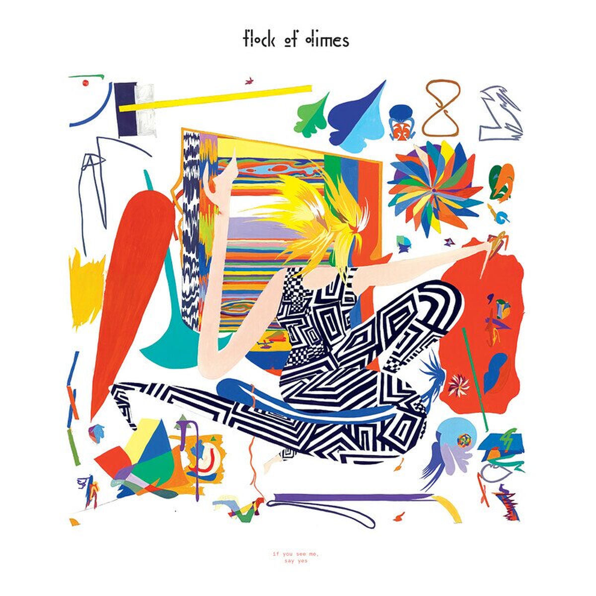 Flock Of Dimes – If You See Me Say Yes (DLCD) vinyl record cover