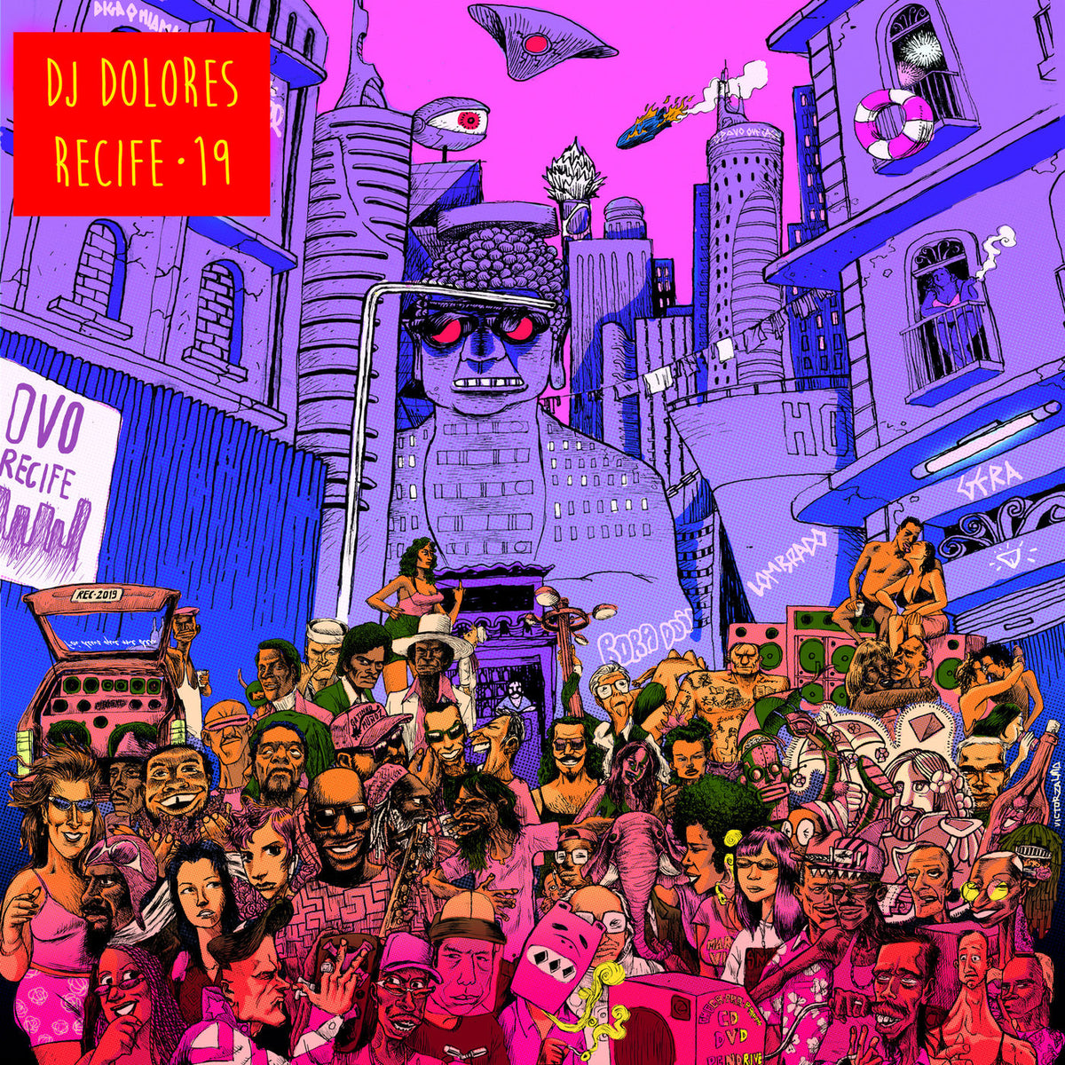 DJ Dolores – Recife • 19 vinyl cover