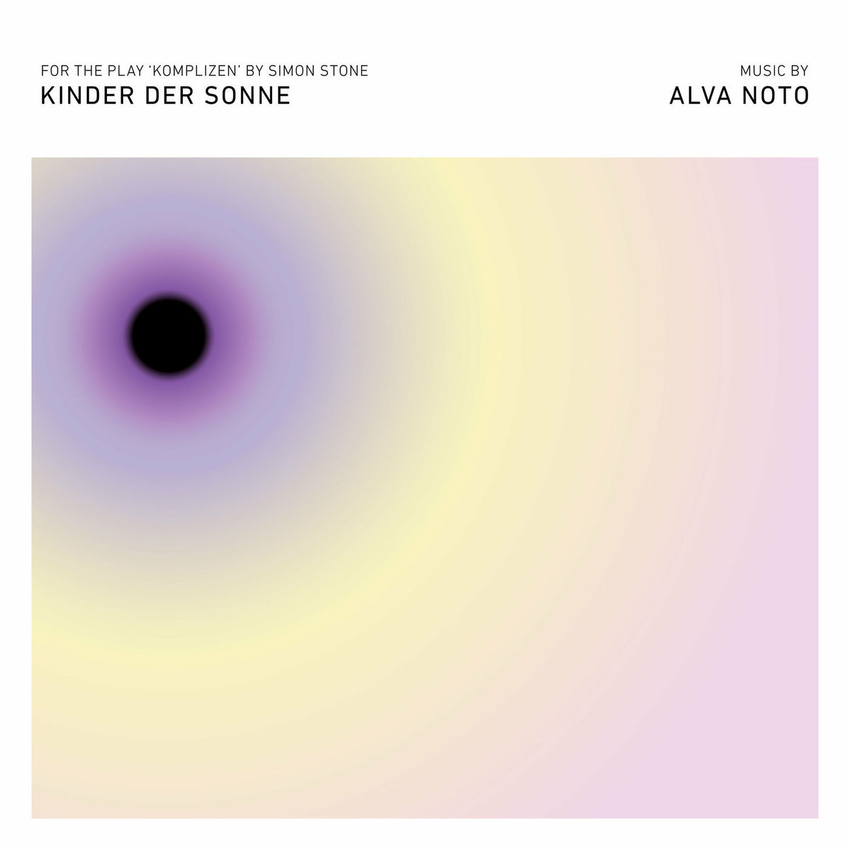 Alva Noto – Kinder Der Sonne (2Lp) vinyl record cover