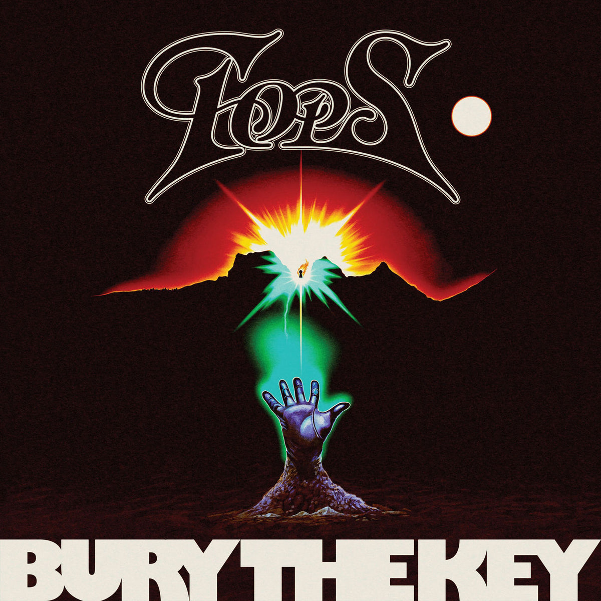 TOPS – Bury the Key vinyl record cover