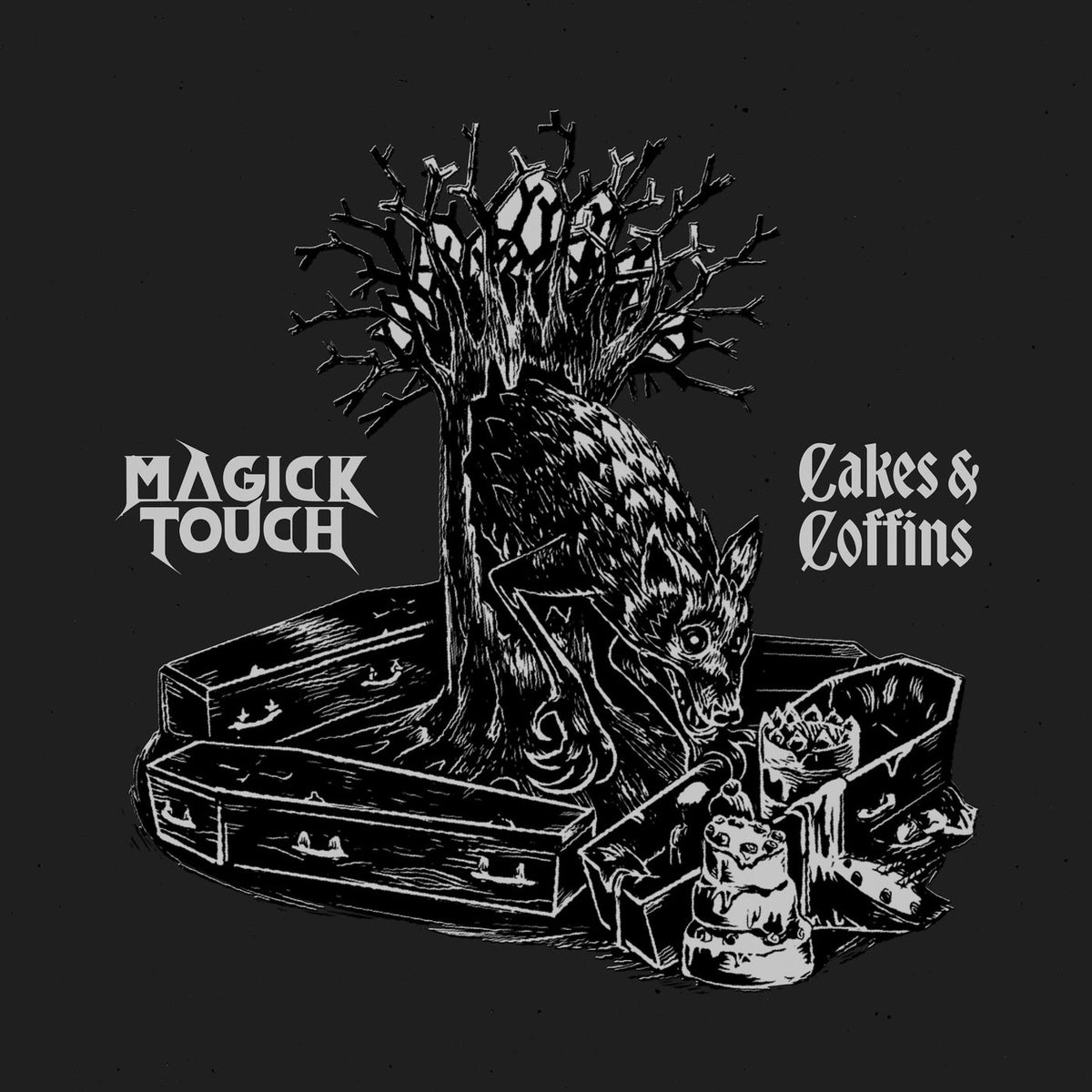Magick Touch – Cakes & Coffins vinyl record cover