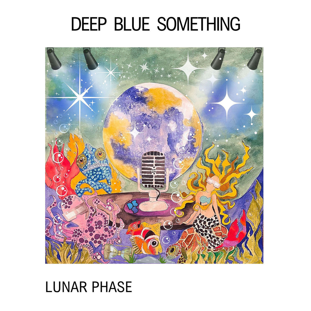 Deep Blue Something – Lunar Phase (Blue Clear Vinyl) vinyl record cover