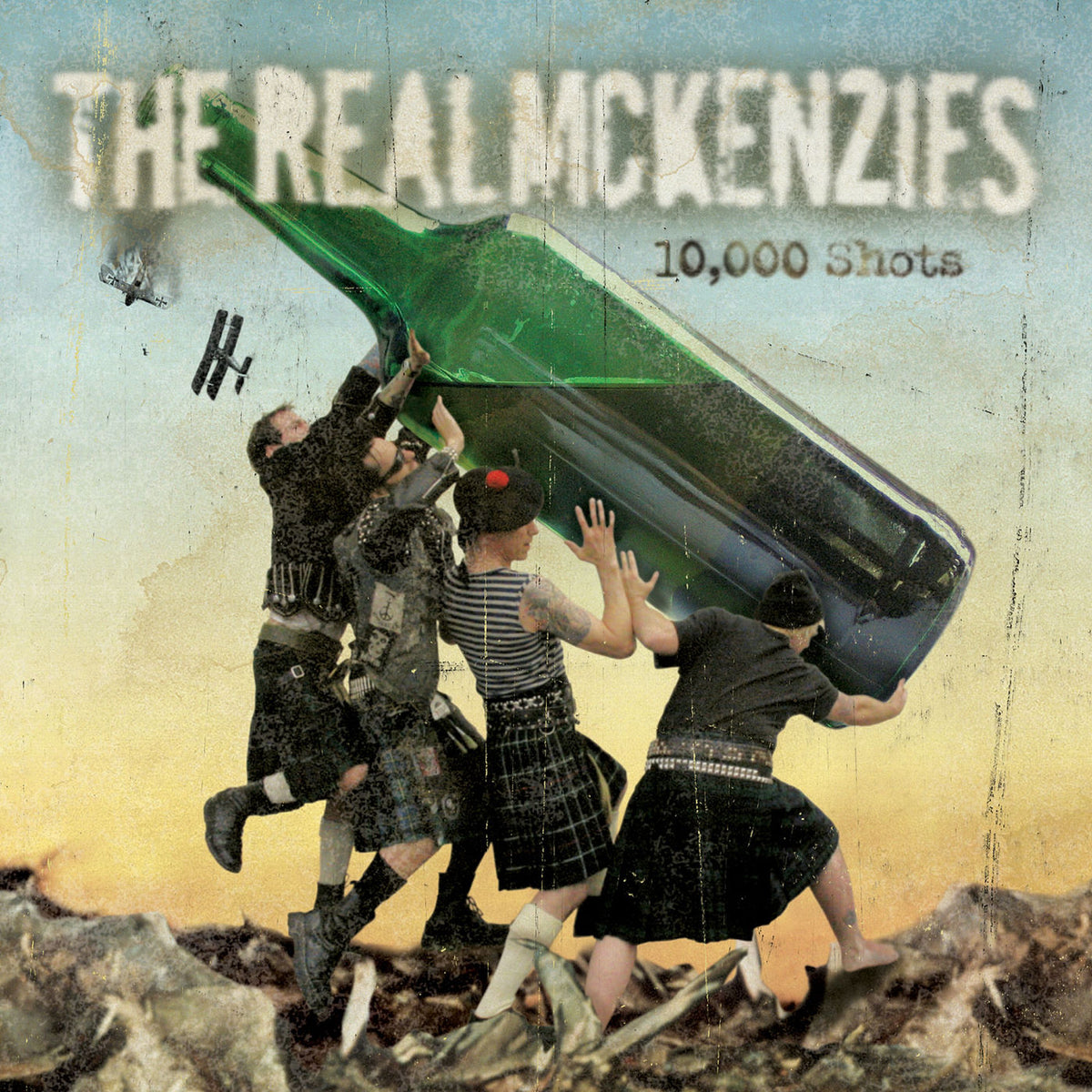 The Real McKenzies – 10,000 Shots vinyl cover