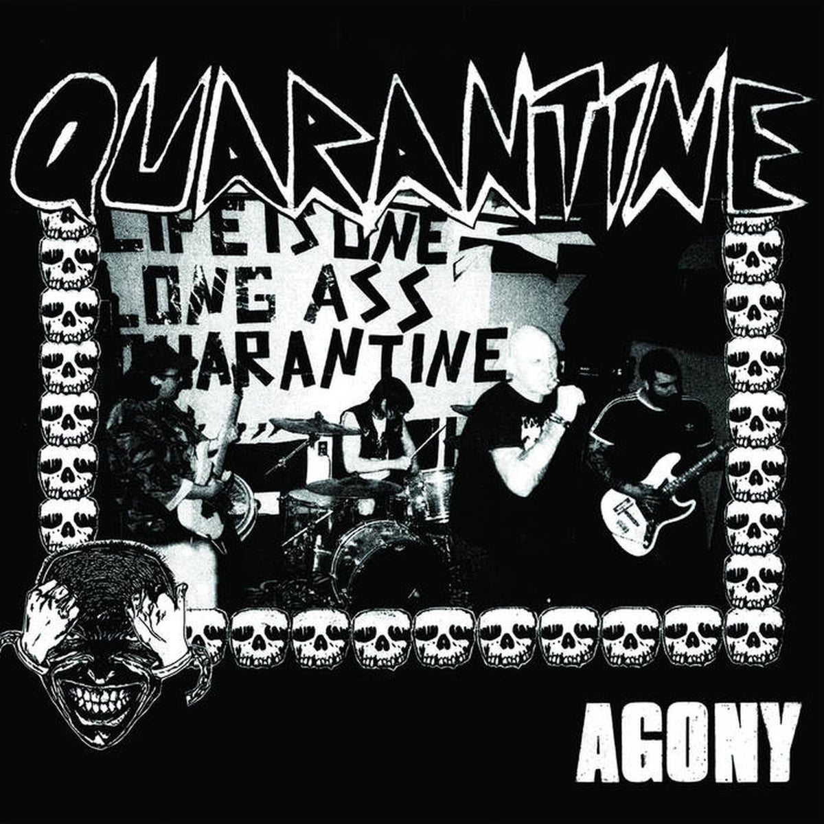 Quarantine – Agony vinyl record cover