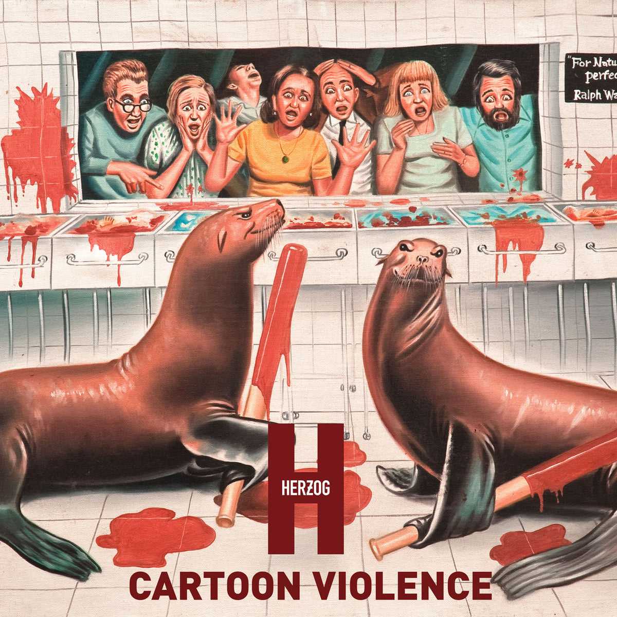 Herzog – Cartoon Violence vinyl record cover