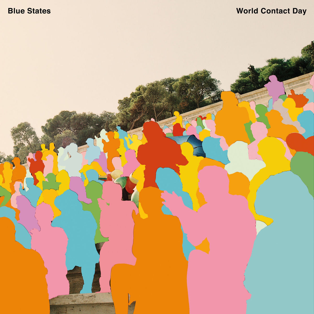 Blue States – World Contact Day vinyl record cover