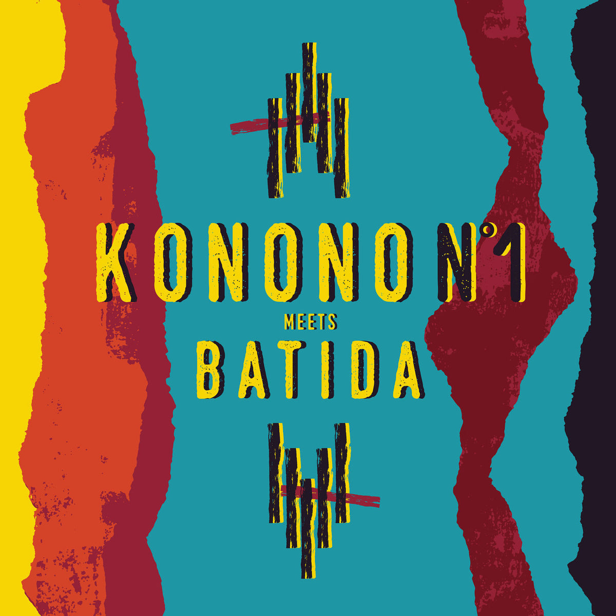 Konono No 1 – Konono No 1 Meets Batida (DLX) (DLCD) vinyl record cover
