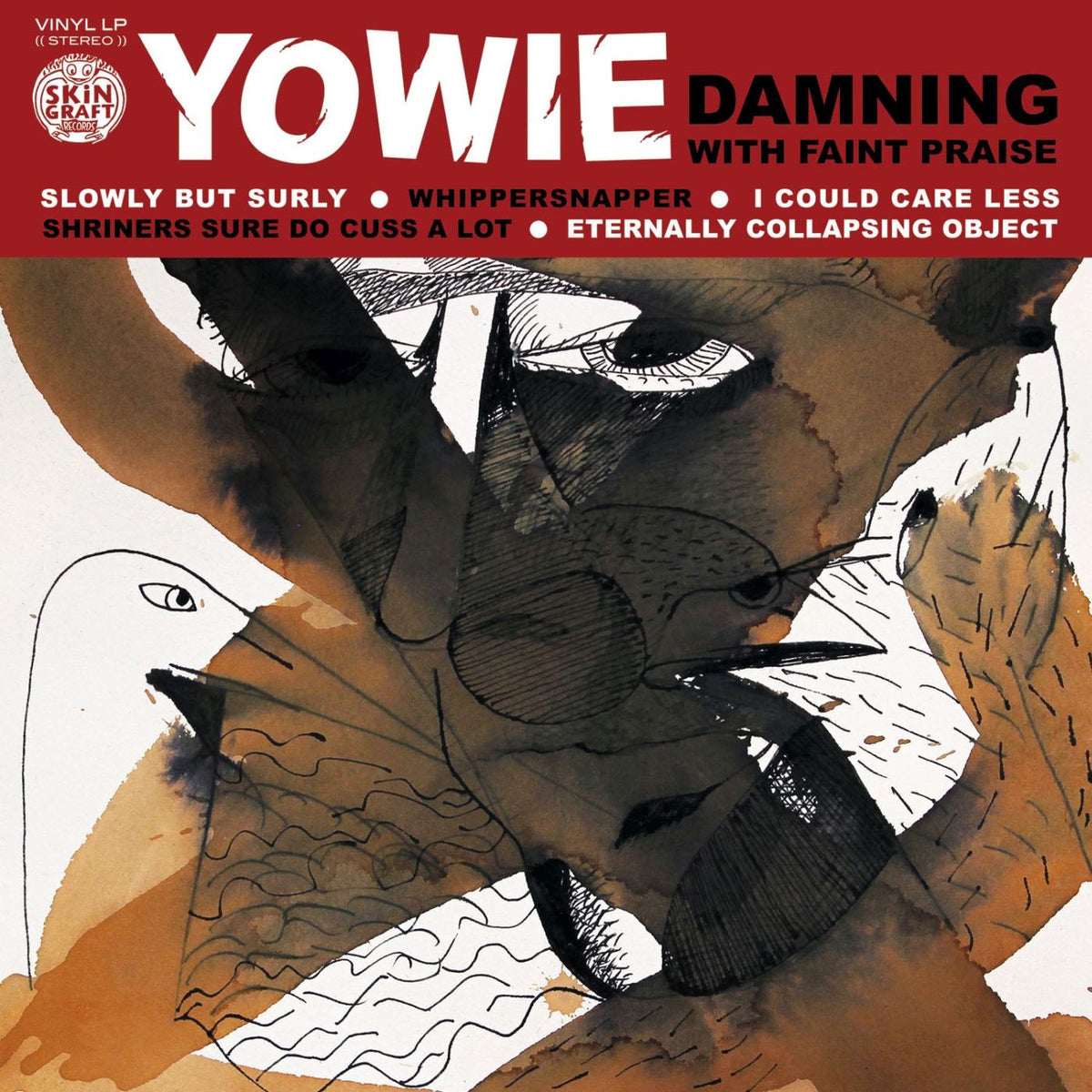 Yowie – Damning With Faint Praise vinyl record cover