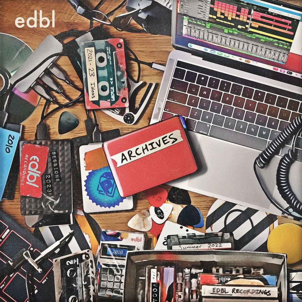 EDBL – Archives Mixtape vinyl record cover