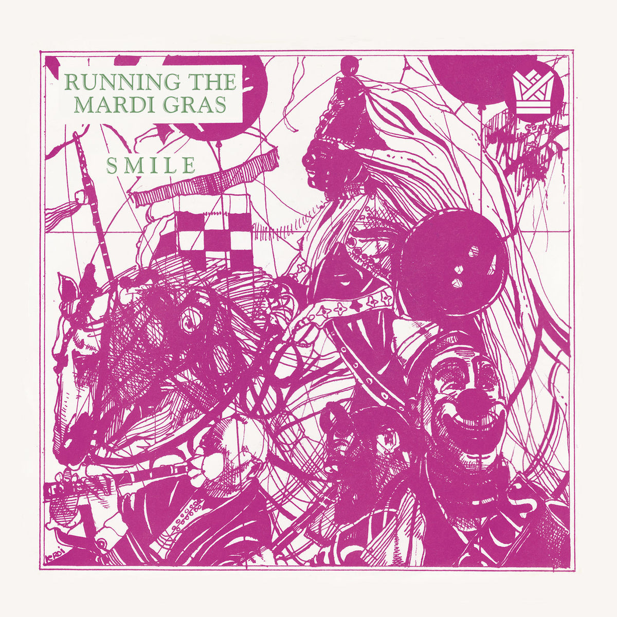 Boco – Running The Mardi Gras b/w Smile vinyl cover