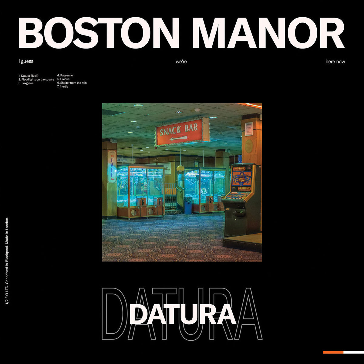 Boston Manor – Datura vinyl record cover