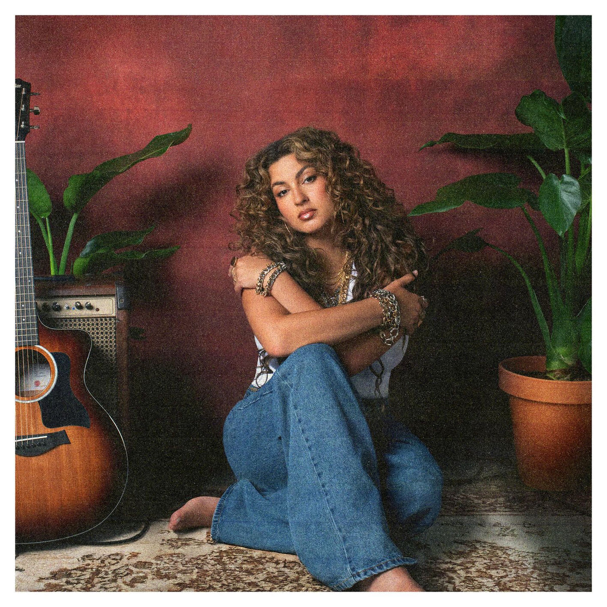 Tori Kelly – God Must Really Love Me (Translucent Orange / Black Swirls Vinyl) vinyl record cover