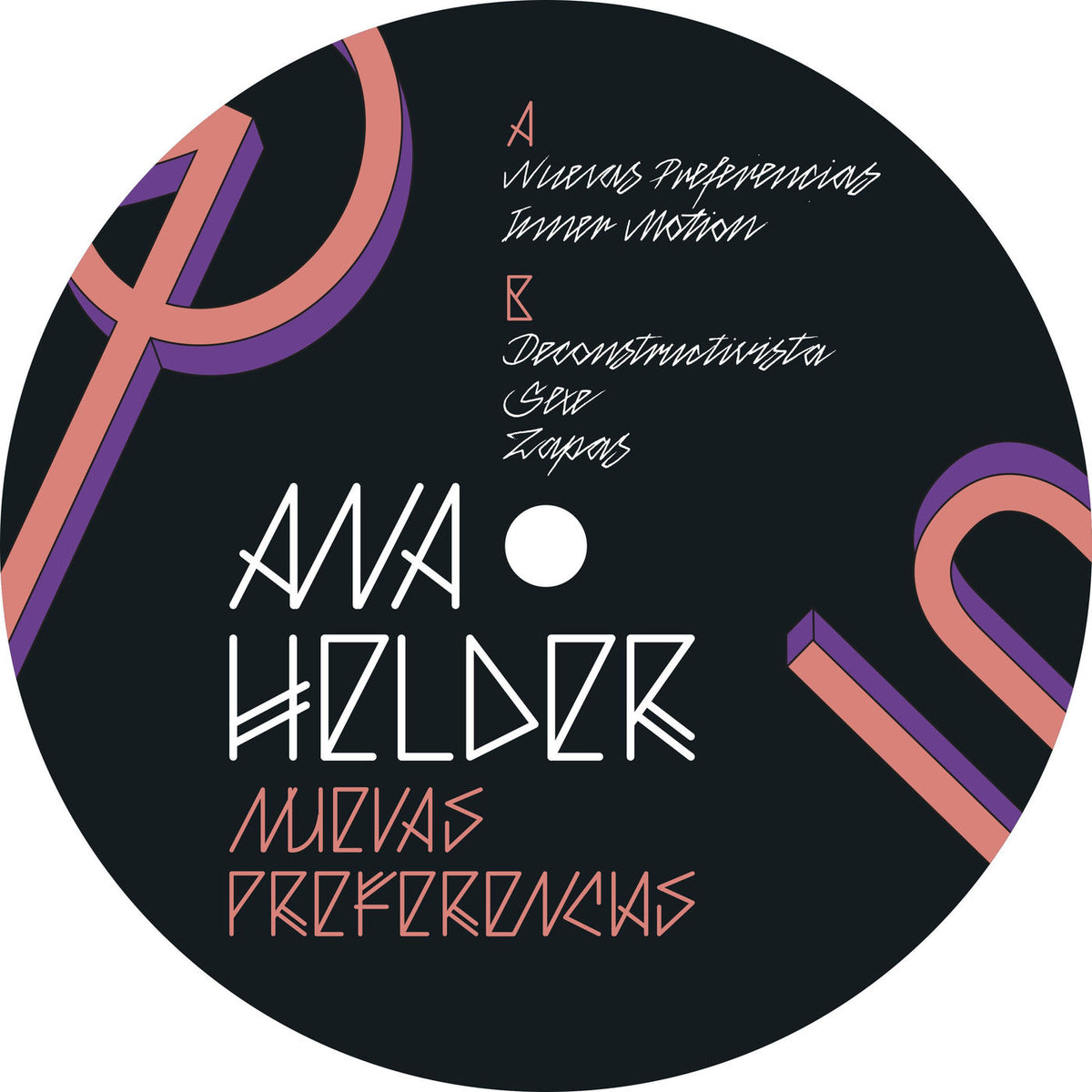 Ana Helder – Nuevas Preferencias EP vinyl cover