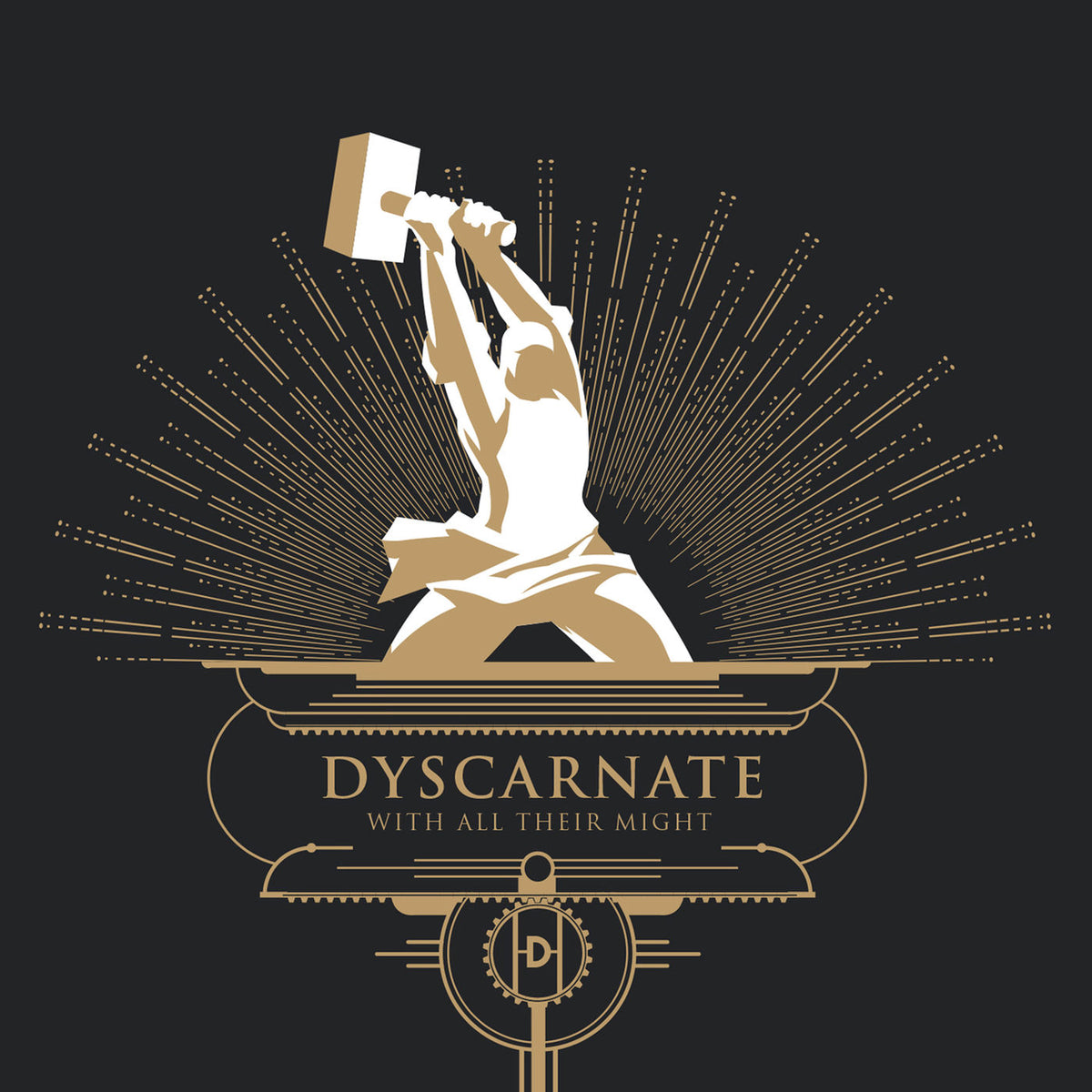 Dyscarnate – With All Their Might vinyl record cover