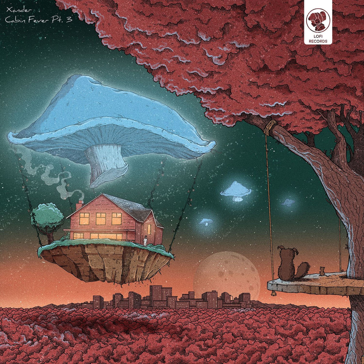 Xander – Cabin fever pt. 3 vinyl record cover