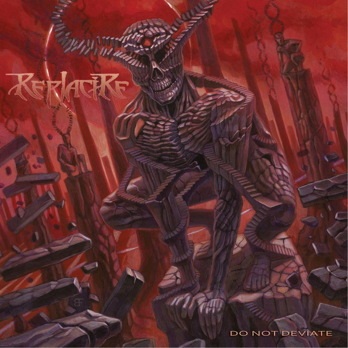 Replacire – Do Not Deviate vinyl record cover