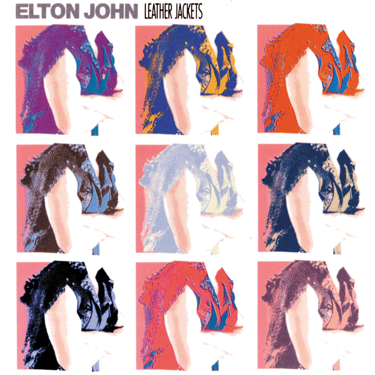 Elton John – Leather Jackets vinyl record cover
