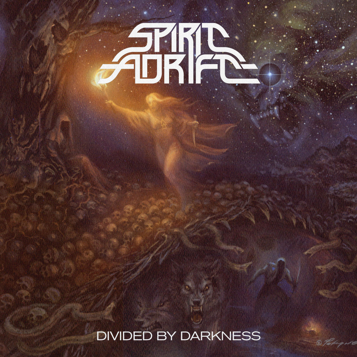 Spirit Adrift – Divided By Darkness vinyl cover