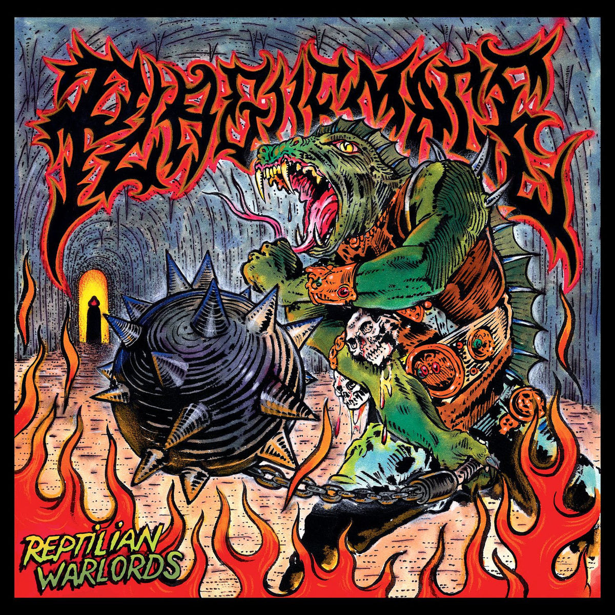 Plaguemace – Reptilian Warlords vinyl record cover