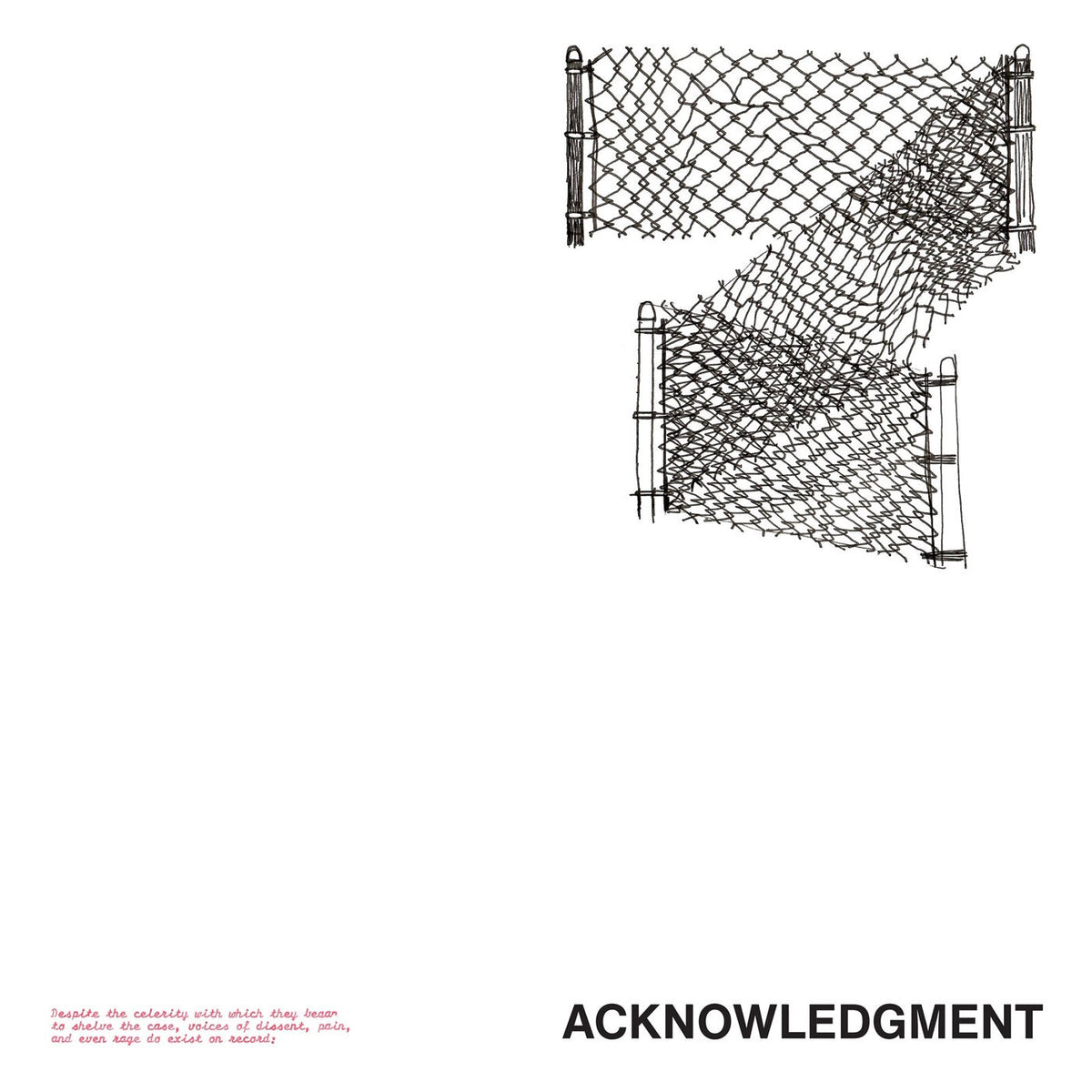 Mark Trecka – Acknowledgment vinyl cover