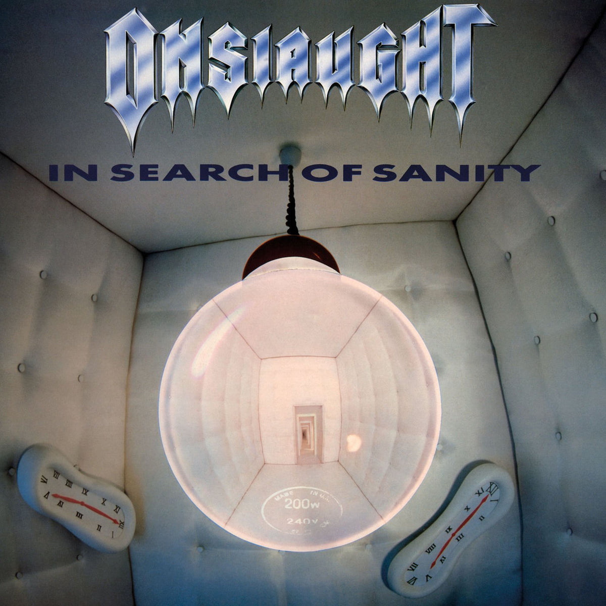 Onslaught – In Search of Sanity vinyl record cover