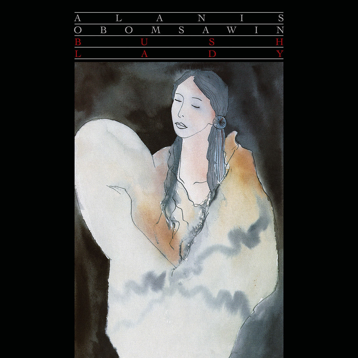 Alanis Obomsawin – Bush Lady vinyl record cover
