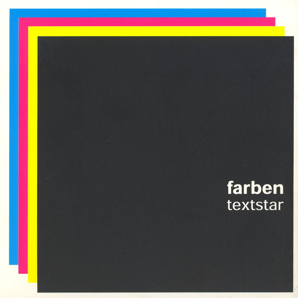 Farben – Textstar vinyl record cover