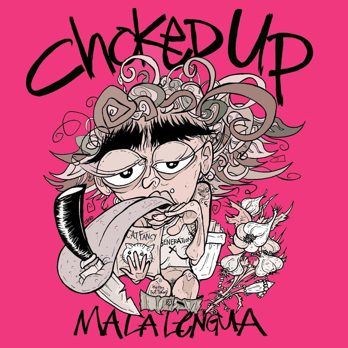 Choked Up – Mala Lengua (PINK VINYL) vinyl record cover