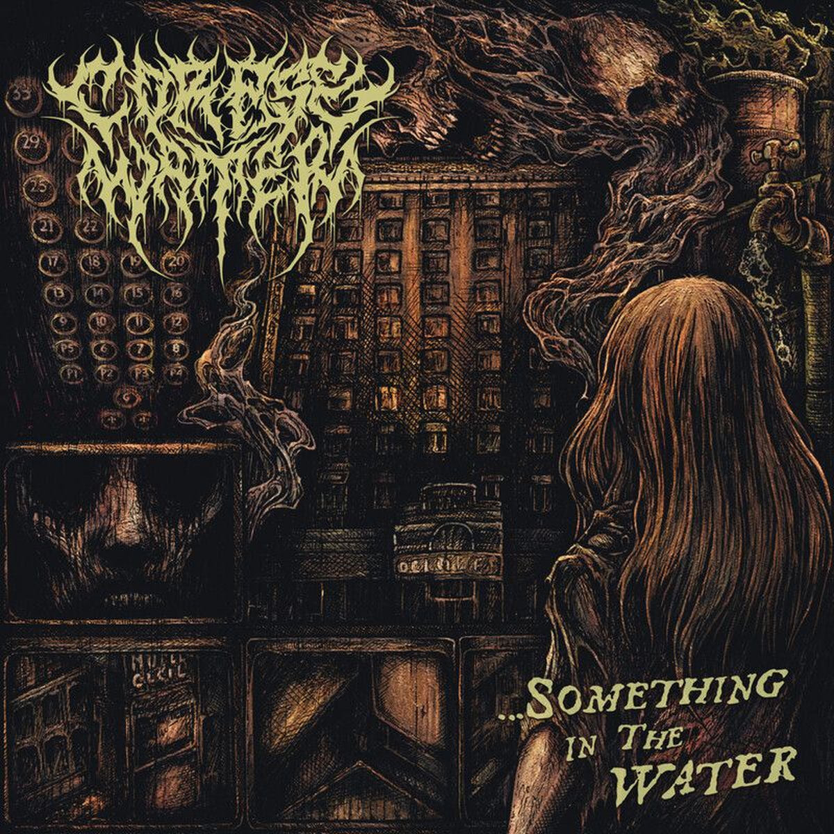 Corpse Water – ...Something in the Water vinyl record cover
