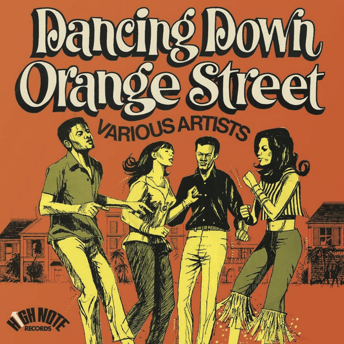 Various Artists – Dancing Down Orange Street vinyl record cover