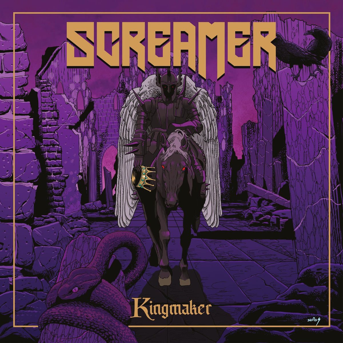 Screamer – Kingmaker vinyl record cover