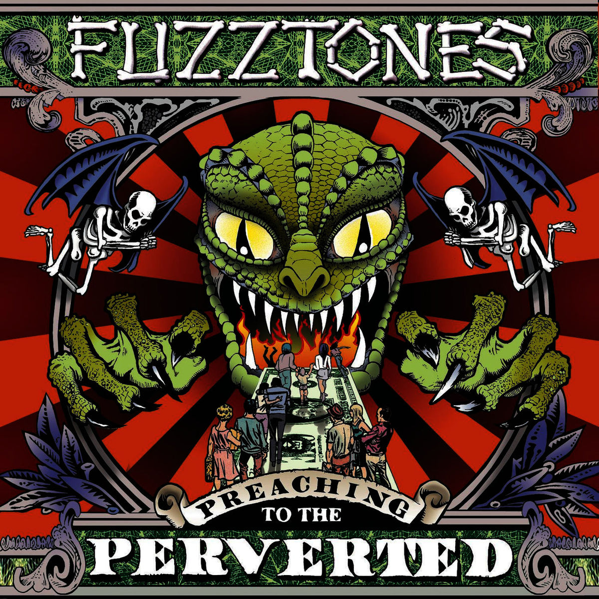 Fuzztones – Preaching To The Perverted vinyl record cover