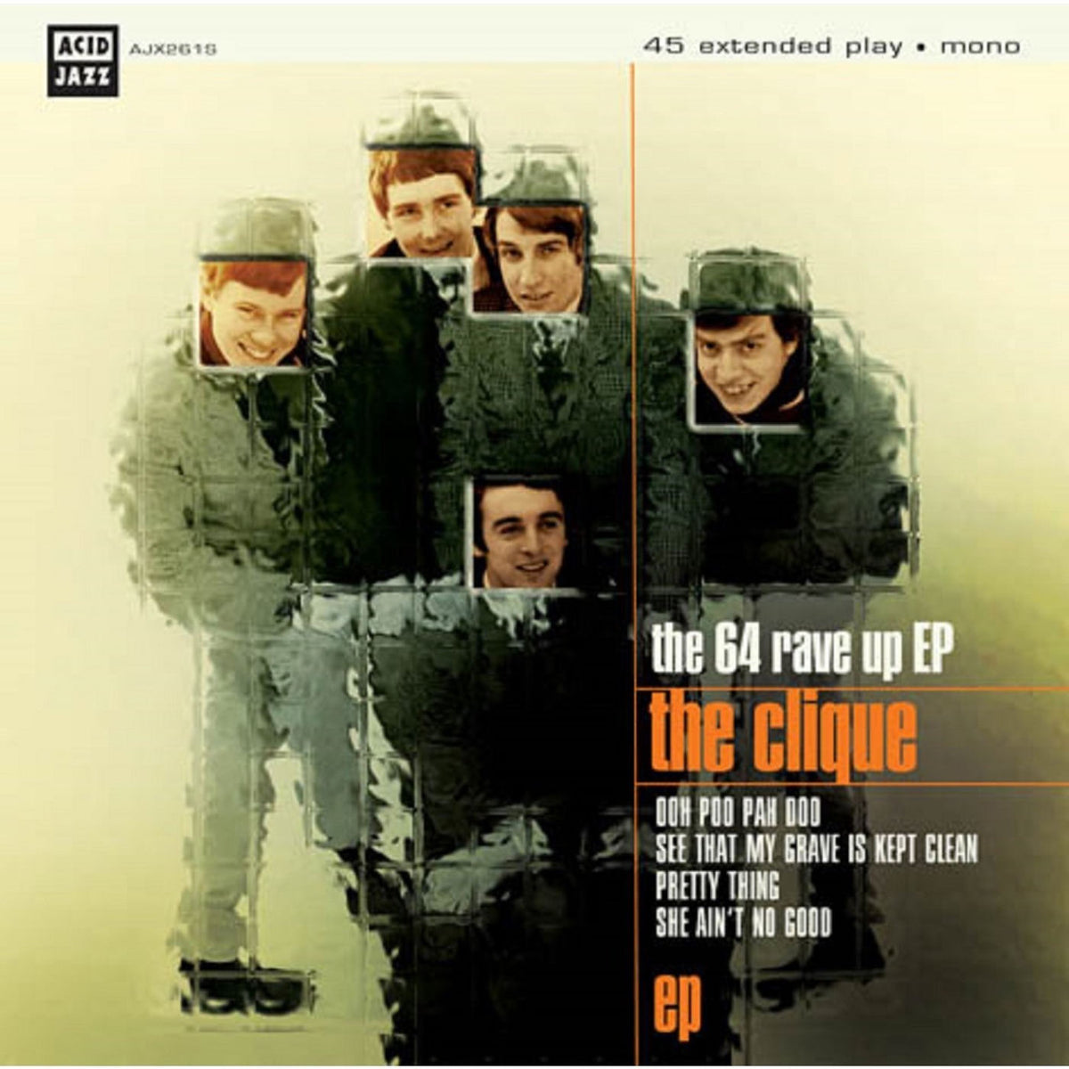 The Clique – The 64 Rave-Up vinyl cover