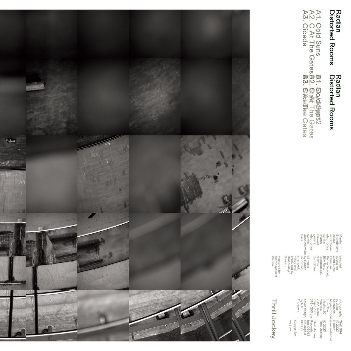 Radian – Distorted Rooms vinyl cover