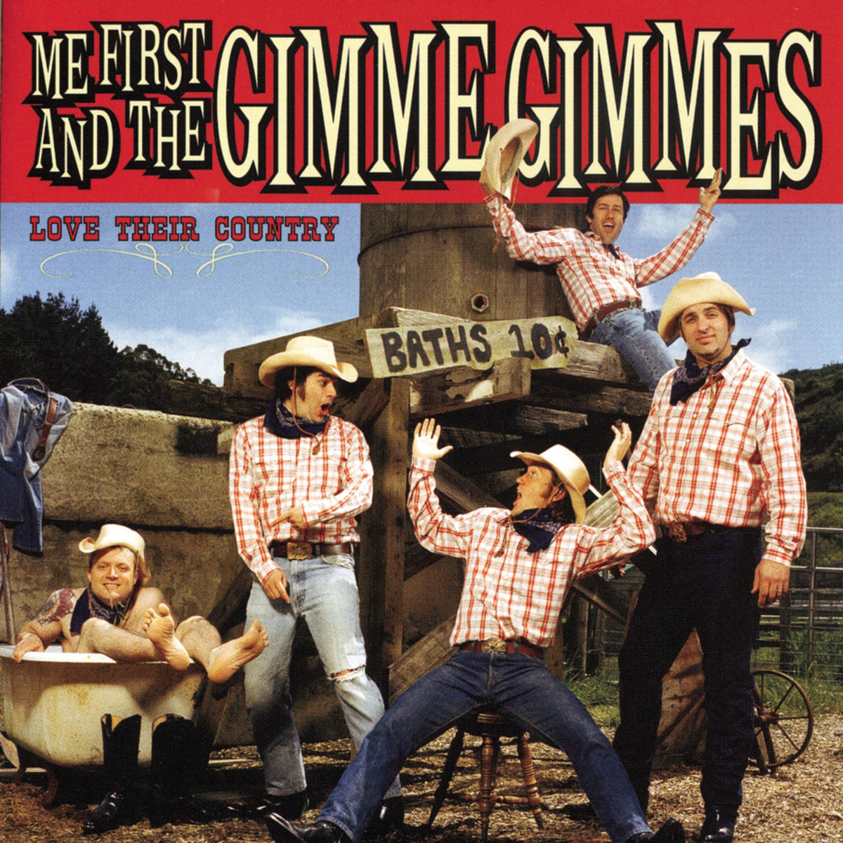 Me First and the Gimme Gimmes – Love Their Country vinyl record cover