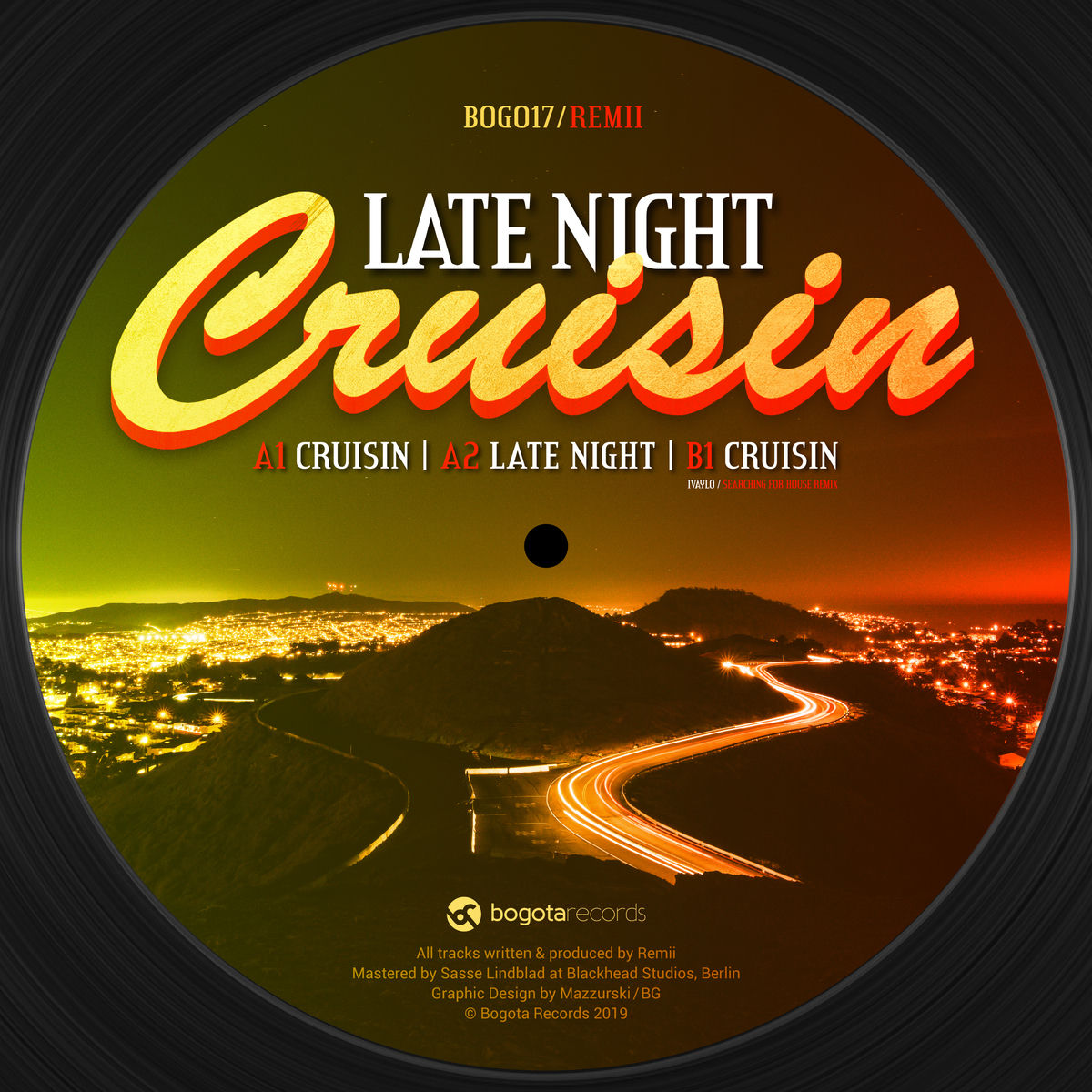Remii – Late Night Cruisin vinyl cover
